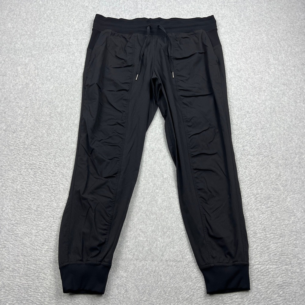 Lululemon Dance Studio Jogger Womens 14 Black Swift Fabric Relaxed Pants W5BPJS